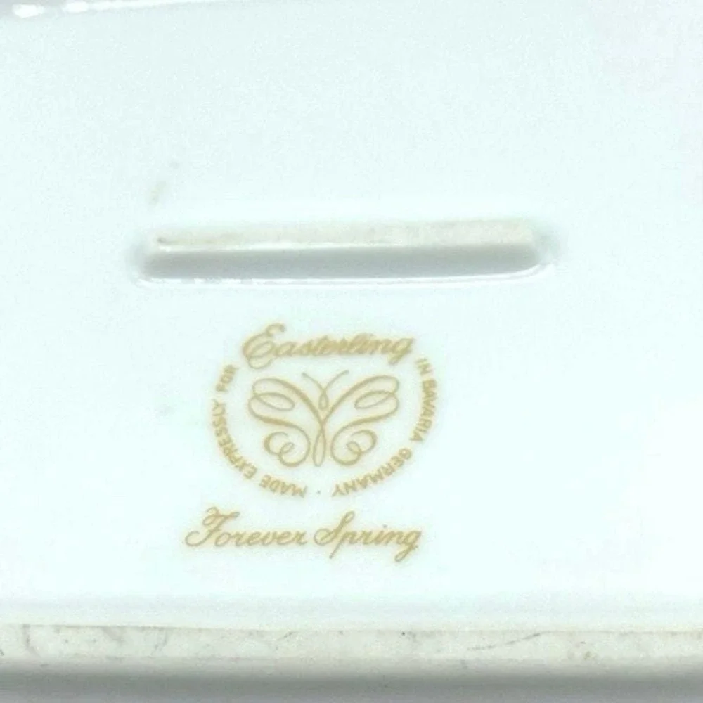 Vintage Easterling Forever spring‎ Made in Bavaria Germany Lidded Trinket dish